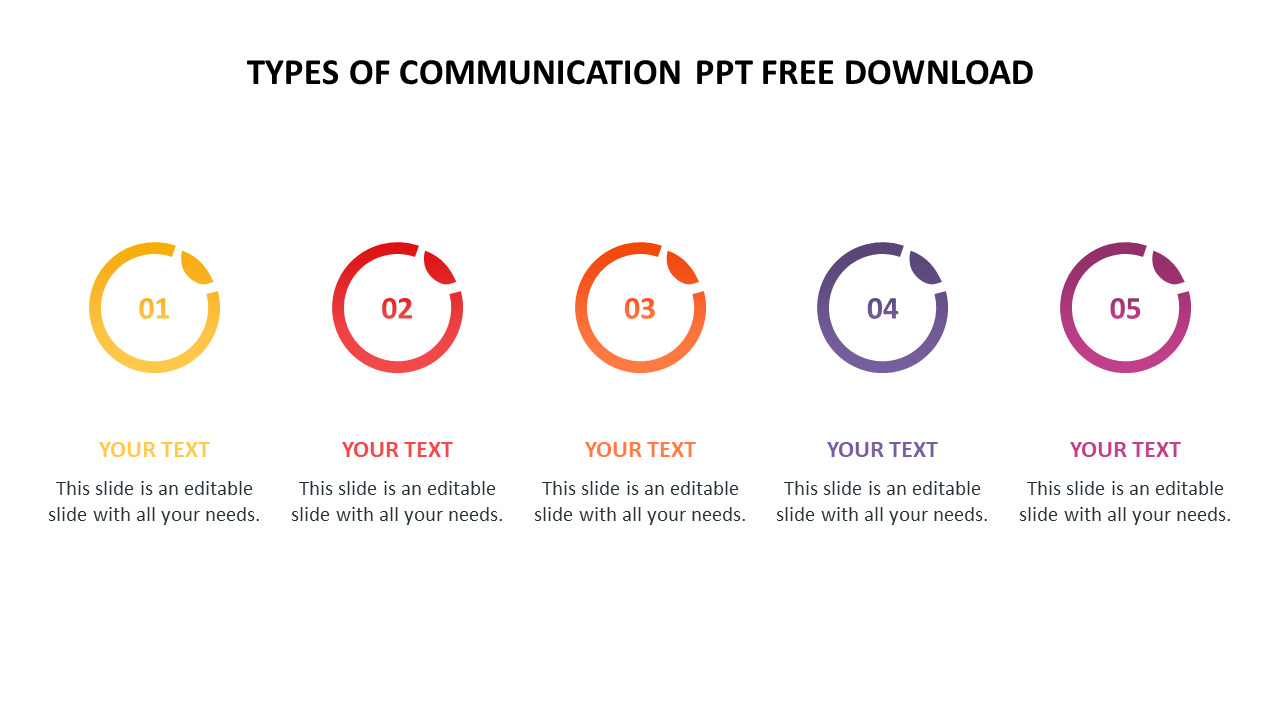 types of communication ppt free download